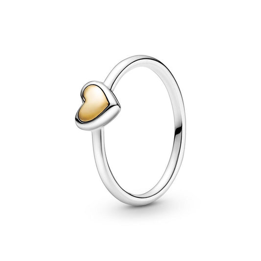 Ladies' Ring Pandora GOLDEN HEART - RING - SIZE 52 Pandora