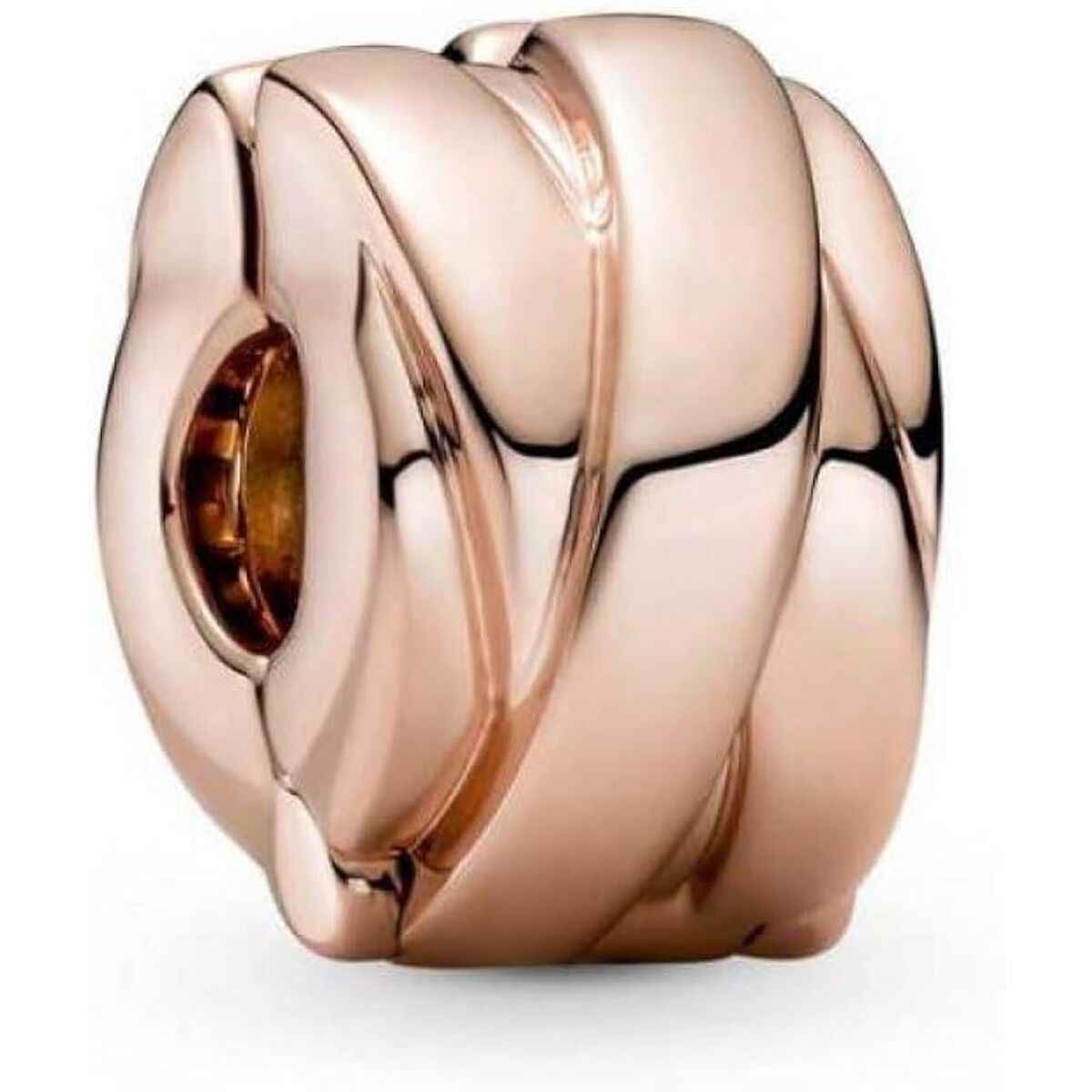 Woman's charm link Pandora POLISHED RIBBONS Pandora