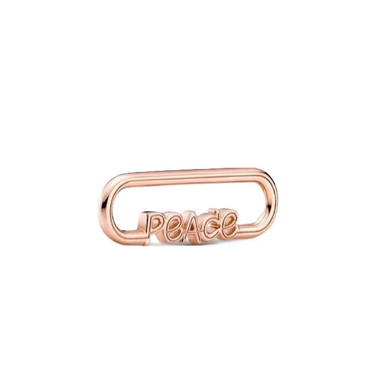 Ladies' charms Pandora STYLING PEACE WORD LINK