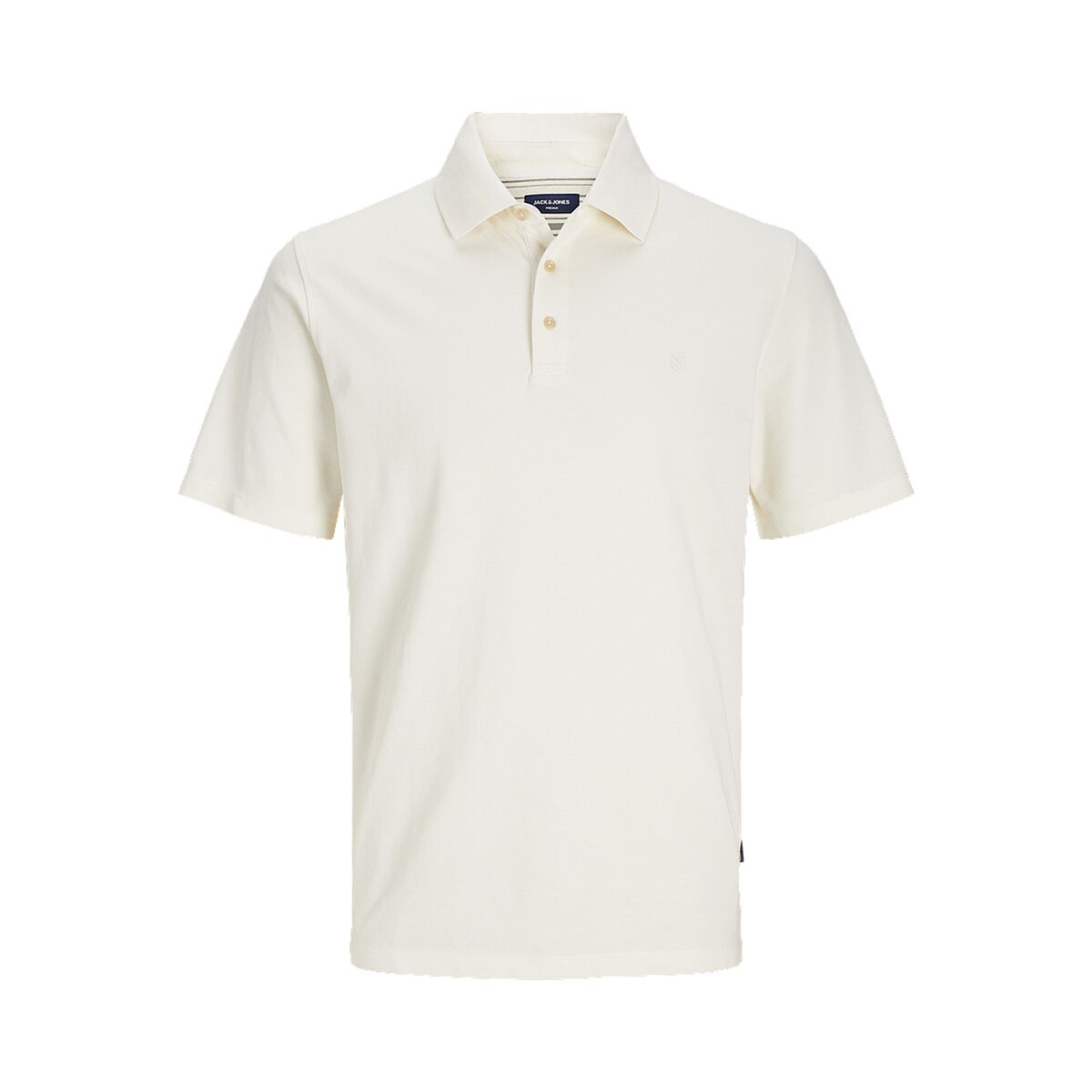 Men’s Short Sleeve Polo Shirt Jack & Jones JPRBLUWILLIAM 12257315 White Jack and Jones