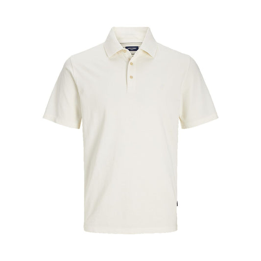 Men’s Short Sleeve Polo Shirt Jack & Jones JPRBLUWILLIAM 12257315 White Jack and Jones