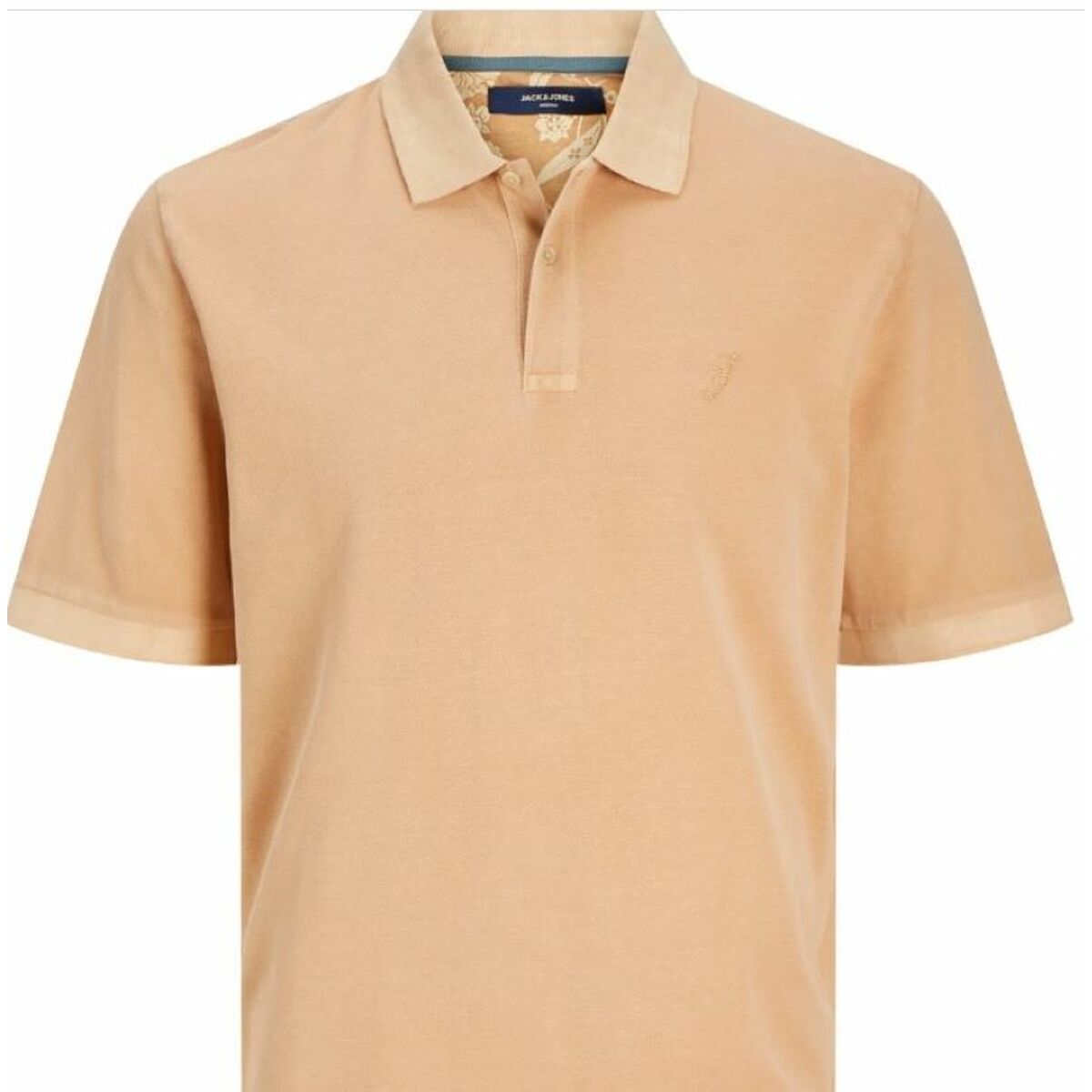 Men’s Short Sleeve Polo Shirt Jack & Jones JPRBLUWILLIAM 12257315 Beige Jack and Jones