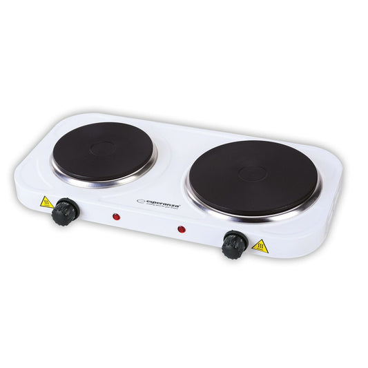 Electric Hot Plate Esperanza EKH007W White Black 2500 W Esperanza