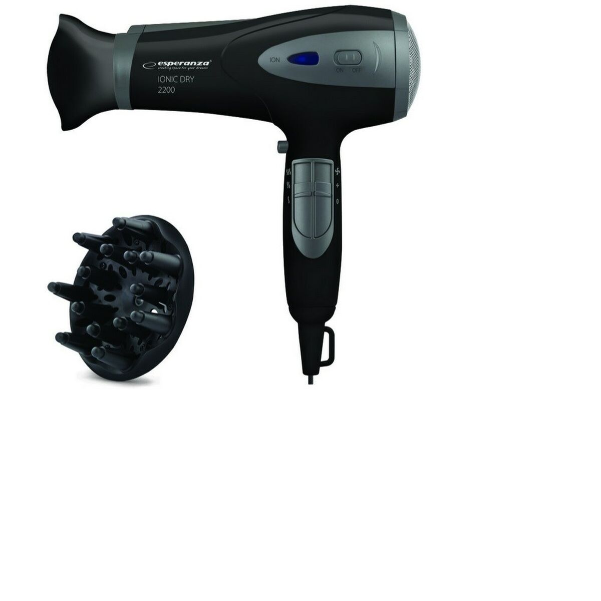 Hairdryer Esperanza EBH005K Black 2200 W Esperanza