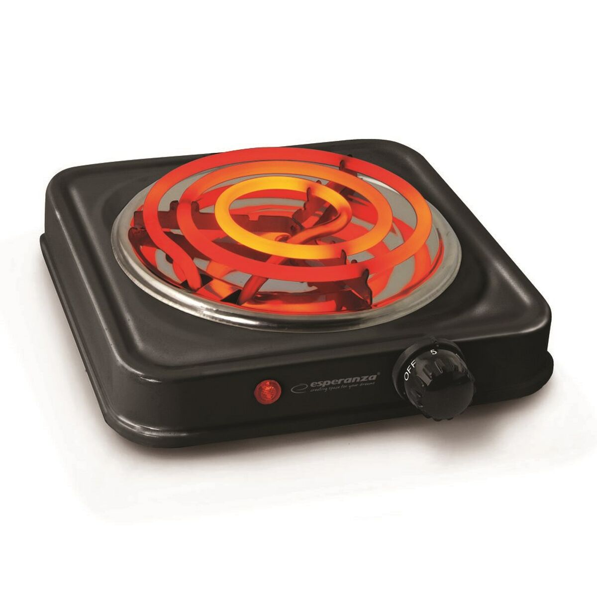 Camping stove Esperanza EKH012K 1000 W Esperanza