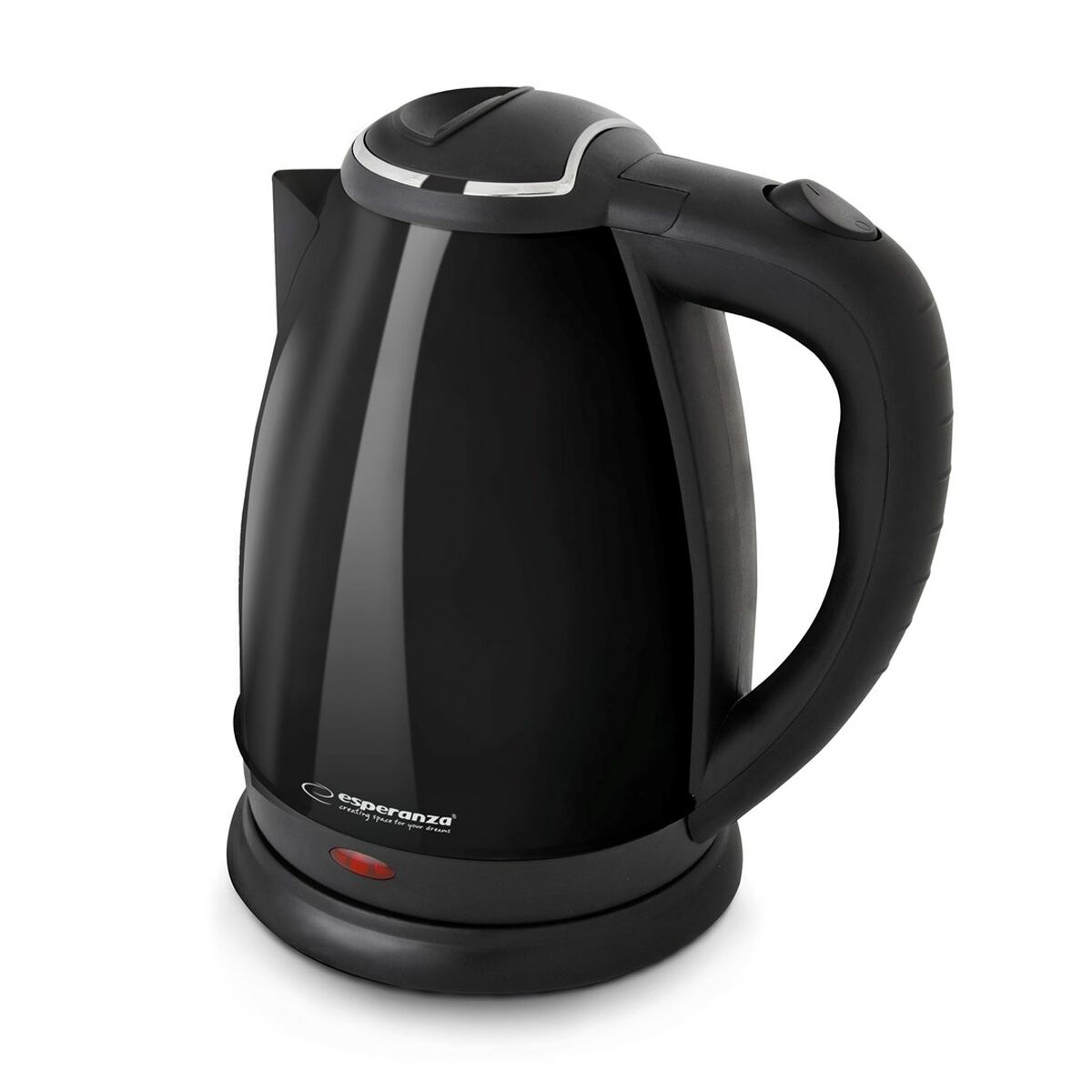 Kettle Esperanza EKK113K Black Stainless steel Plastic 1800 W 1,8 L Esperanza