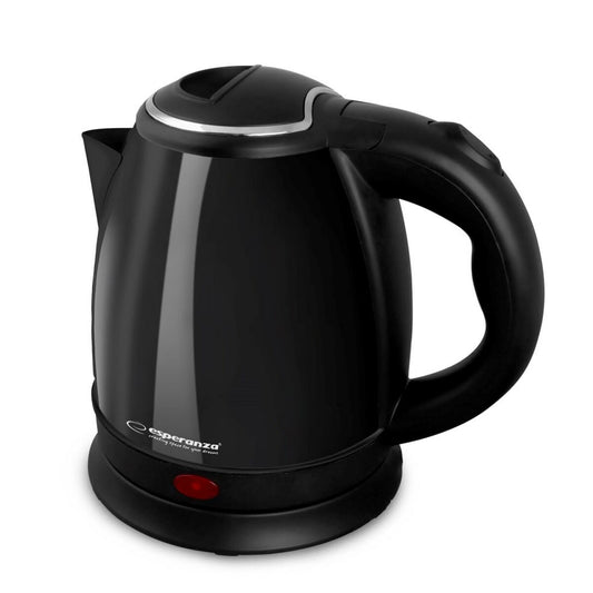 Kettle Esperanza EKK128K Black Stainless steel Plastic 1350 W 1 L Esperanza