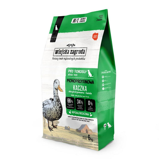 Fodder WIEJSKA ZAGRODA Monoprotein Duck Duck 6 Kg WIEJSKA ZAGRODA