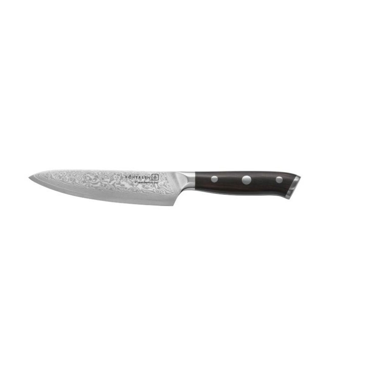 Kitchen Knife Kohersen Elegance Wood Damask-style stainless steel blades Kohersen