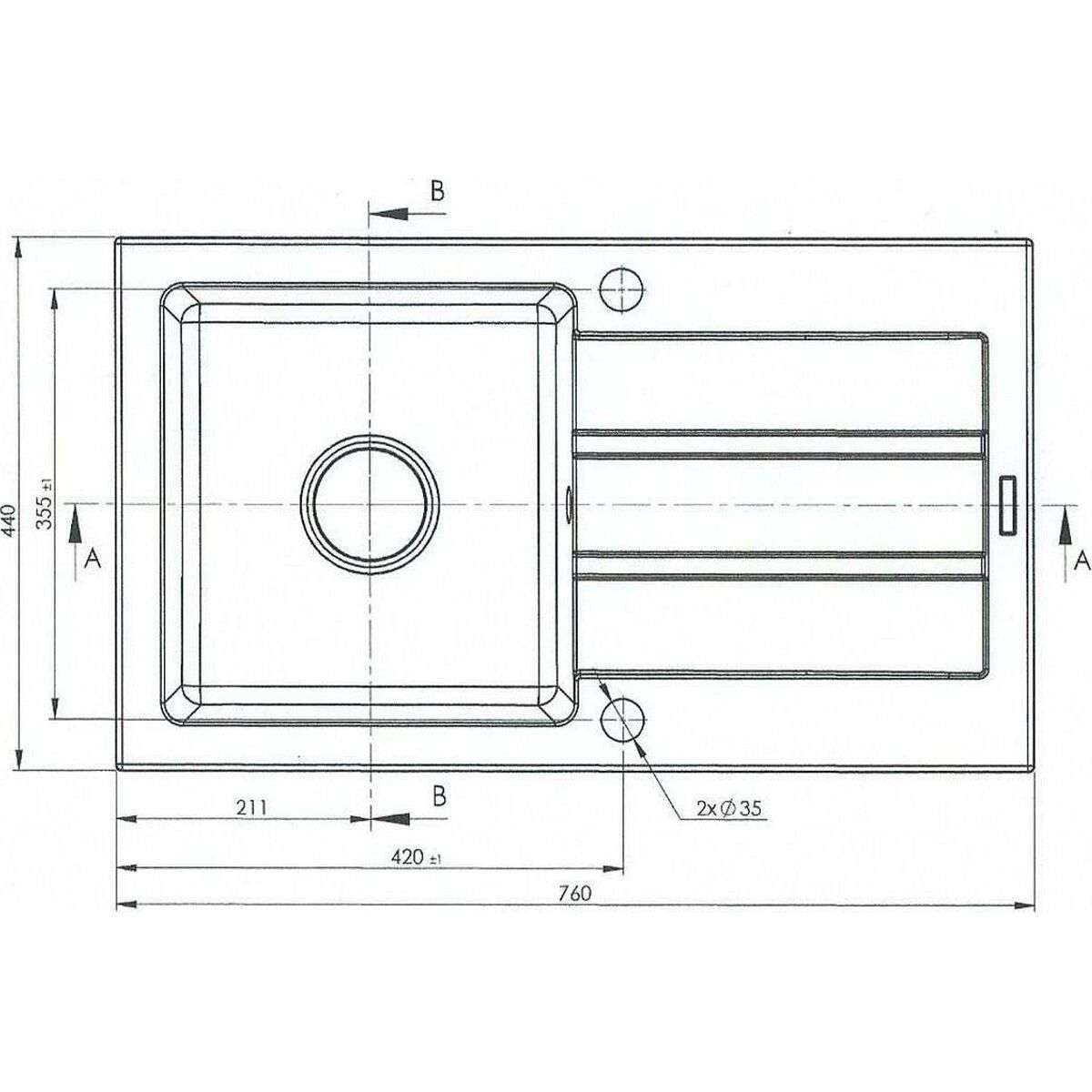 Sink with One Basin Maidsinks Maidsinks