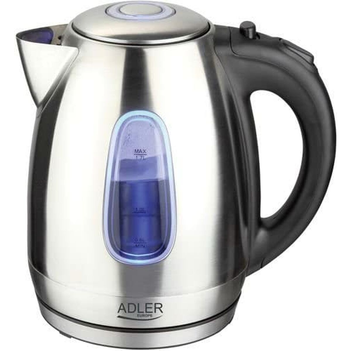 Kettle Adler AD 1223 Black Stainless steel 2000 W 1,7 L Adler