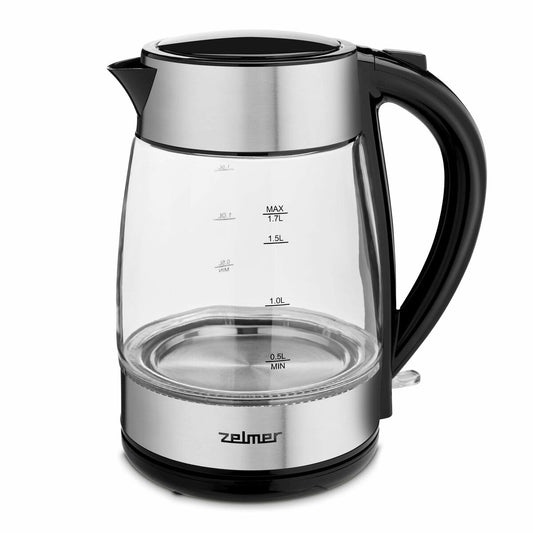 Kettle Zelmer ZCK8011 Black Silver Stainless steel Crystal 2200 W 1,7 L Zelmer