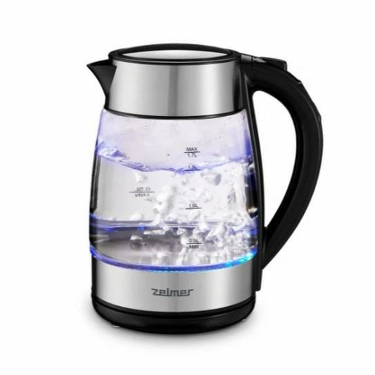 Kettle Zelmer ZCK8026 Black Silver Stainless steel Crystal 2200 W 1,7 L Zelmer