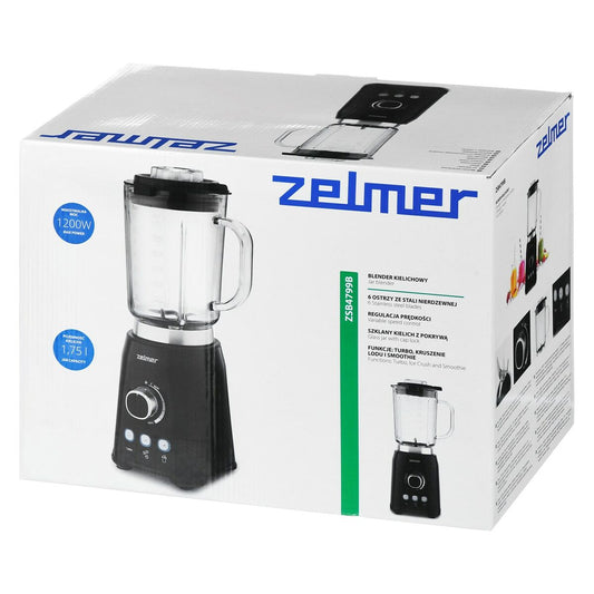 Cup Blender Zelmer ZSB4799B Black Transparent 1200 W 1,75 L Zelmer