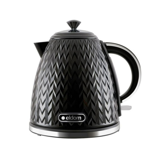 Kettle Eldom NELA Black Plastic 1200 W 2000 W 1,7 L Eldom