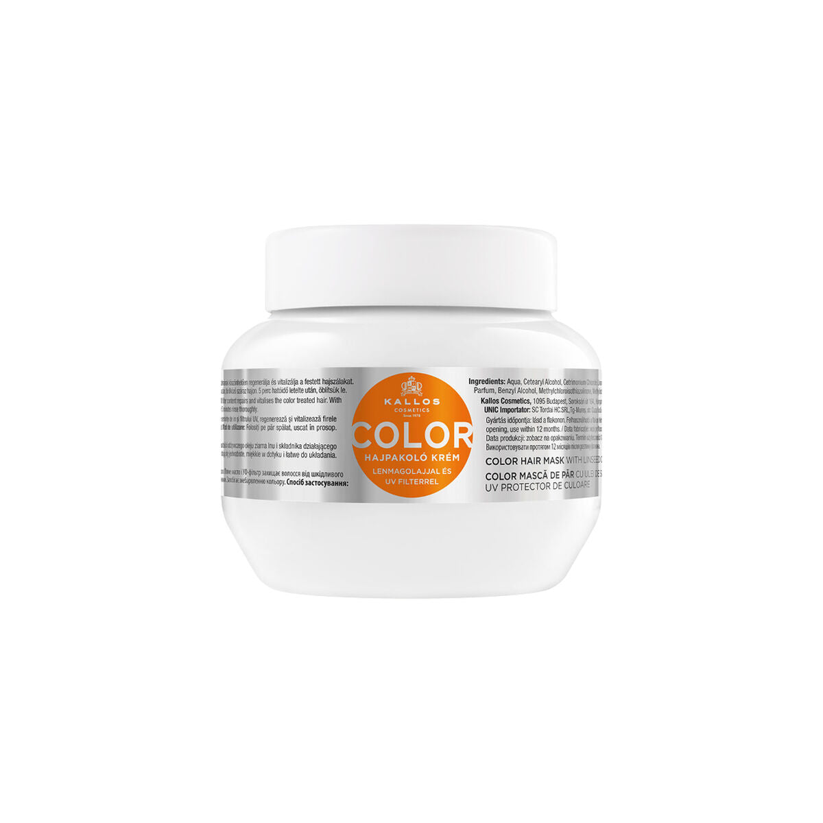 Mask for Coloured Hair Kallos Cosmetics Color 275 ml Kallos Cosmetics