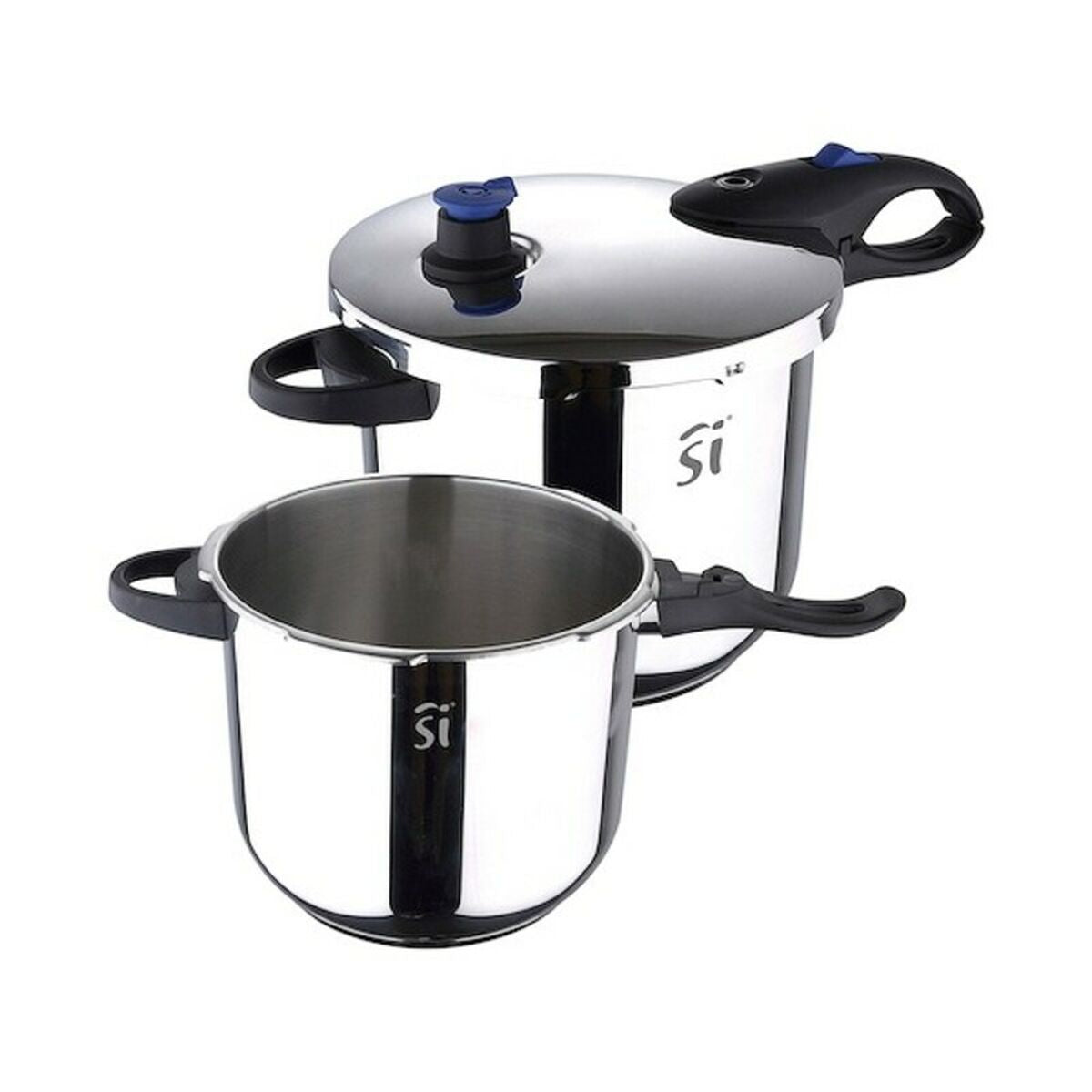 Set of pressure cookers San Ignacio Ø 22 cm 4 L 5,5 L (3 pcs) San Ignacio