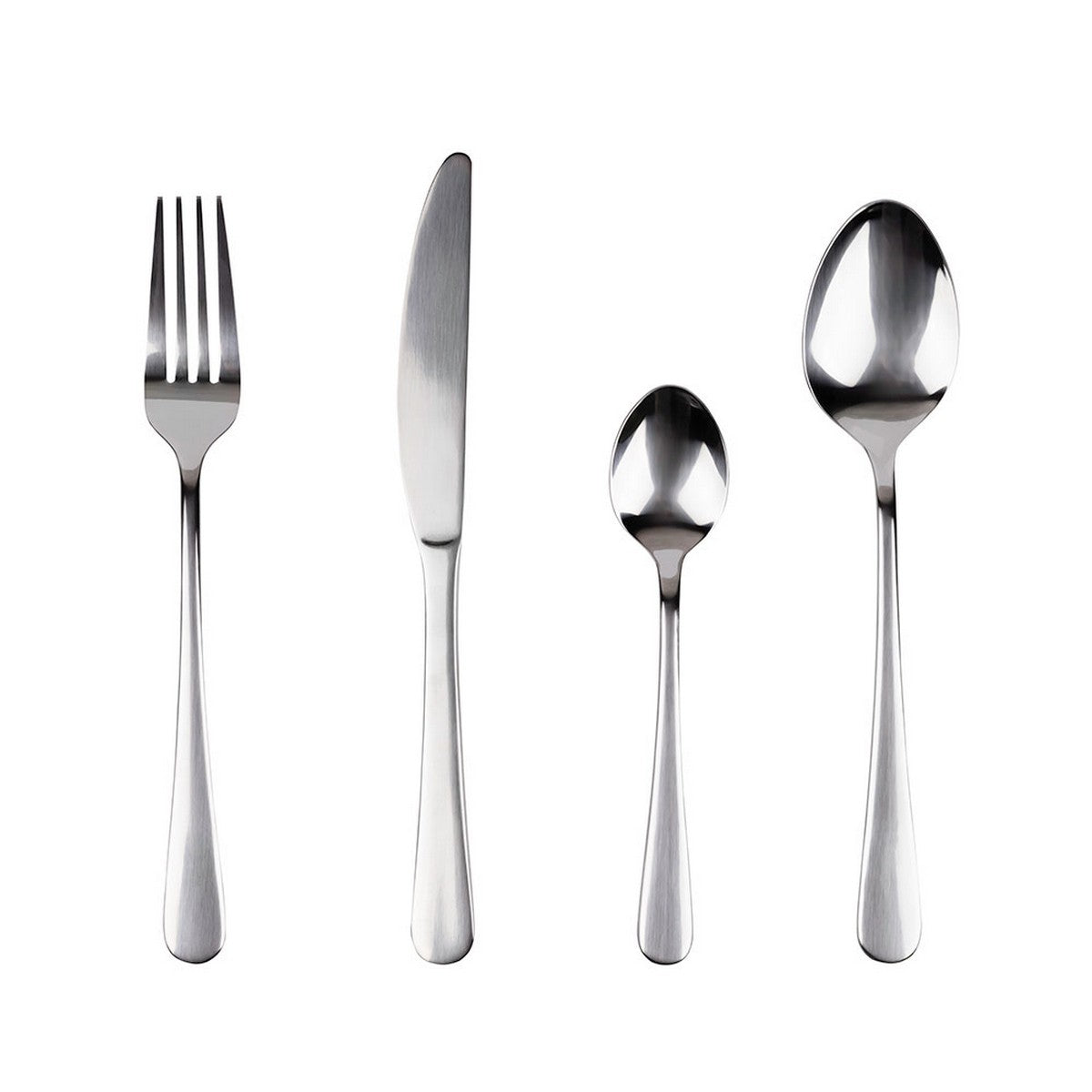 Cutlery San Ignacio Natur Shine Recycled Stainless steel 24 Pieces San Ignacio