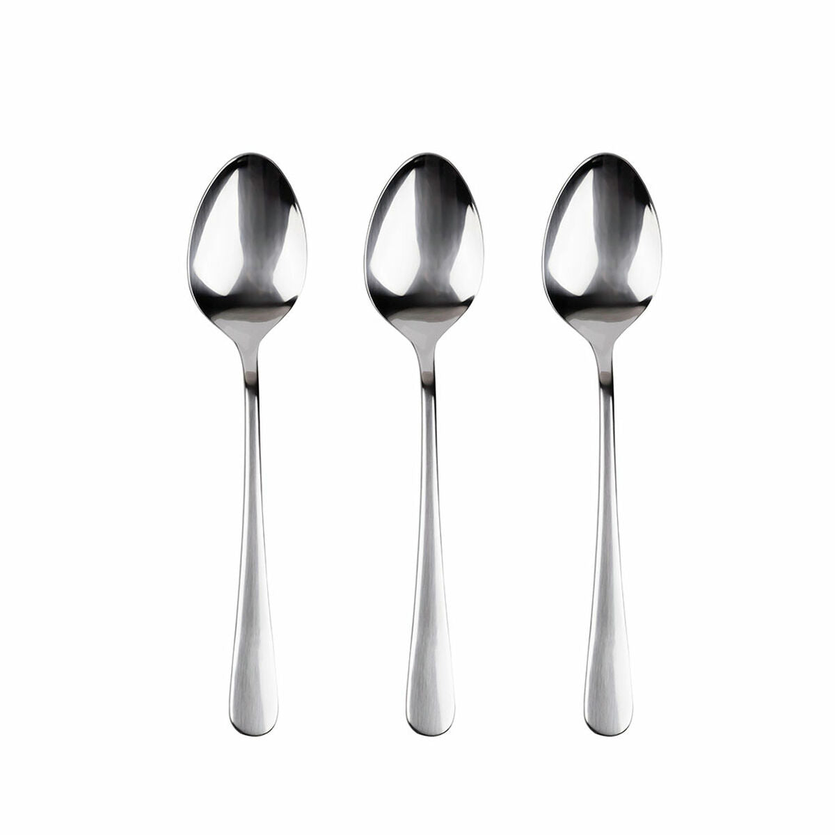 Set of Spoons San Ignacio Natur SG7767 Shine Stainless steel 3 Units San Ignacio