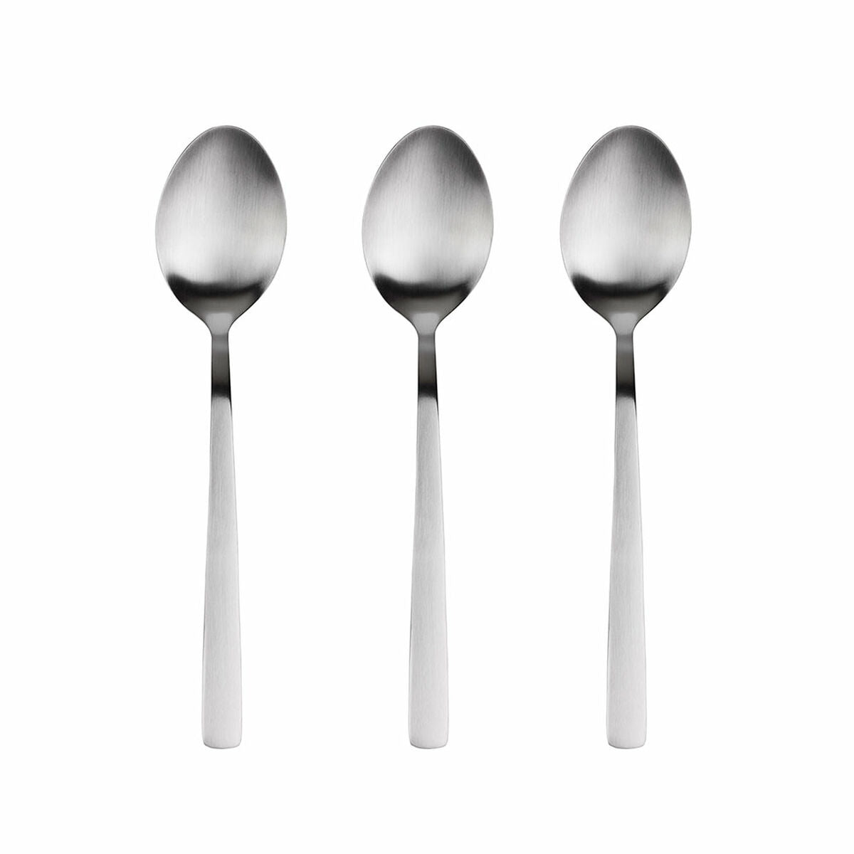 Set of Spoons San Ignacio Root SG7772 Matt Stainless steel 3 Units San Ignacio