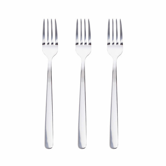 Set of Dessert Forks San Ignacio Root SG7780 Matt 3 Units San Ignacio