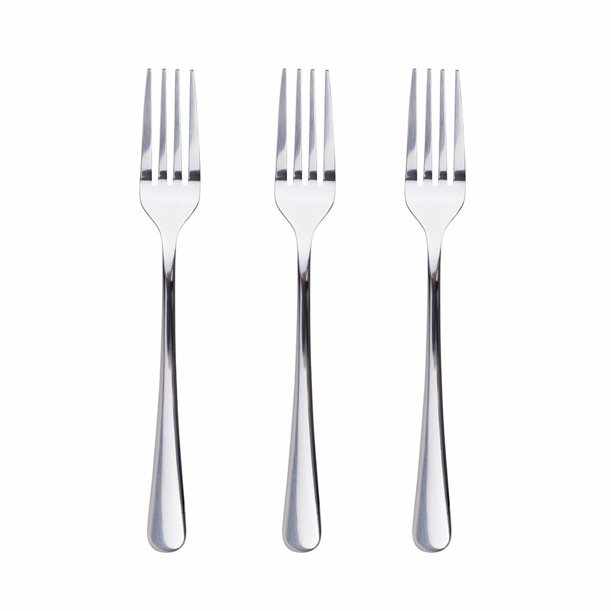 Set of Dessert Forks San Ignacio Natur SG7781 Shine 3 Units San Ignacio