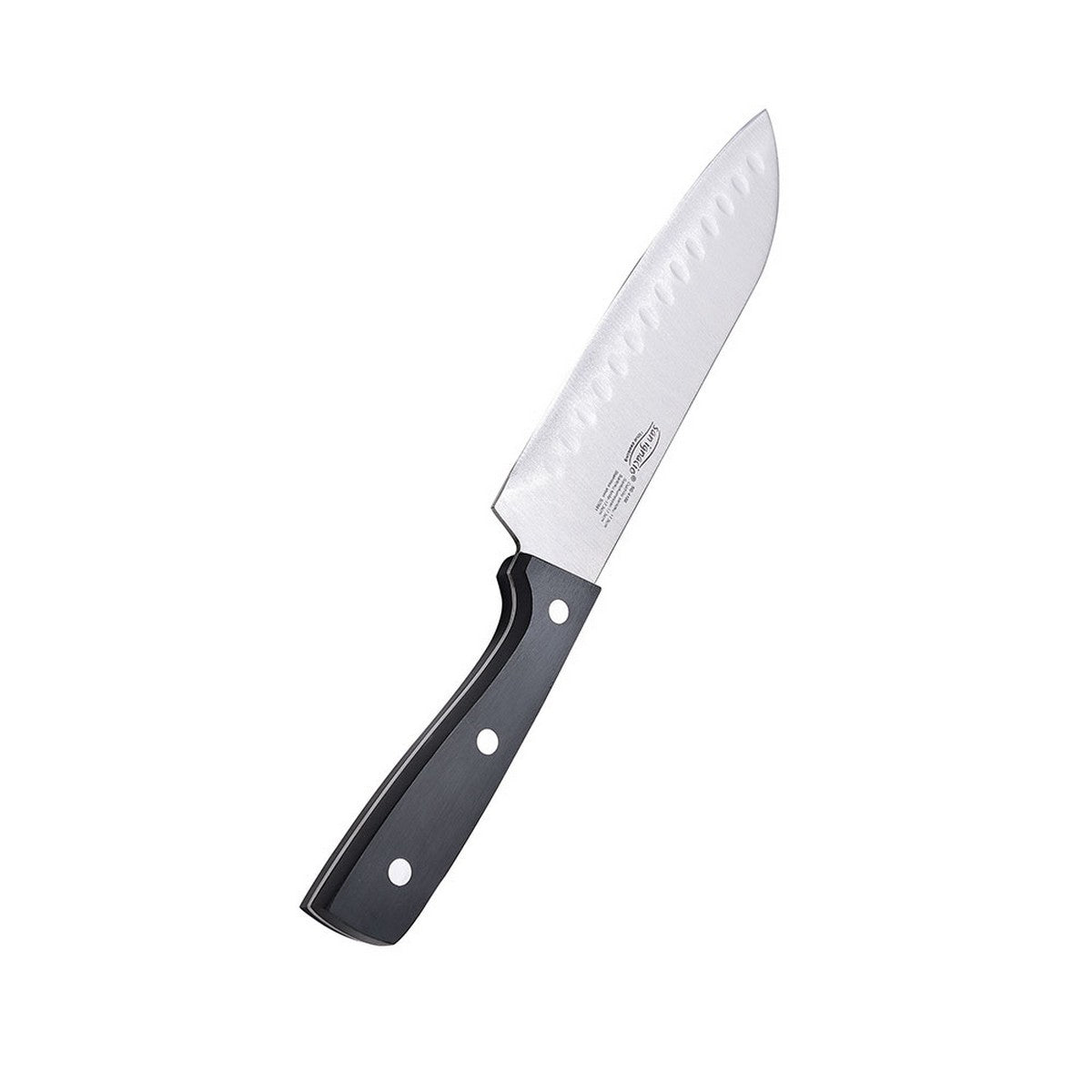 Santoku Knife San Ignacio Expert Stainless steel Satin finish ABS (17,5 cm) San Ignacio