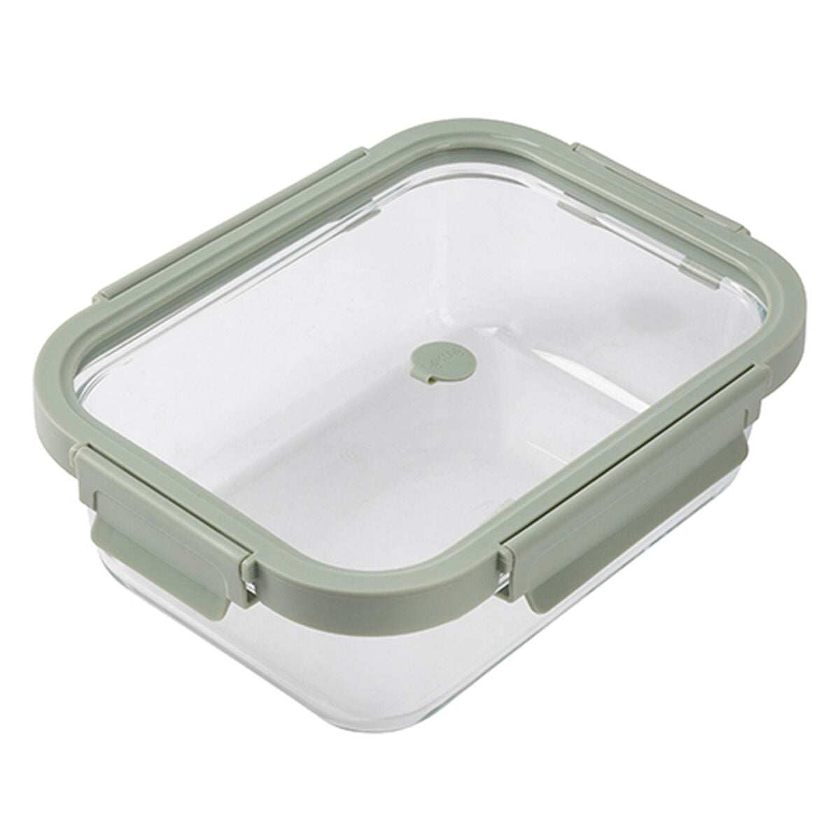 Hermetic Lunch Box Lékué Borosilicate Glass Rectangular 1,52 L