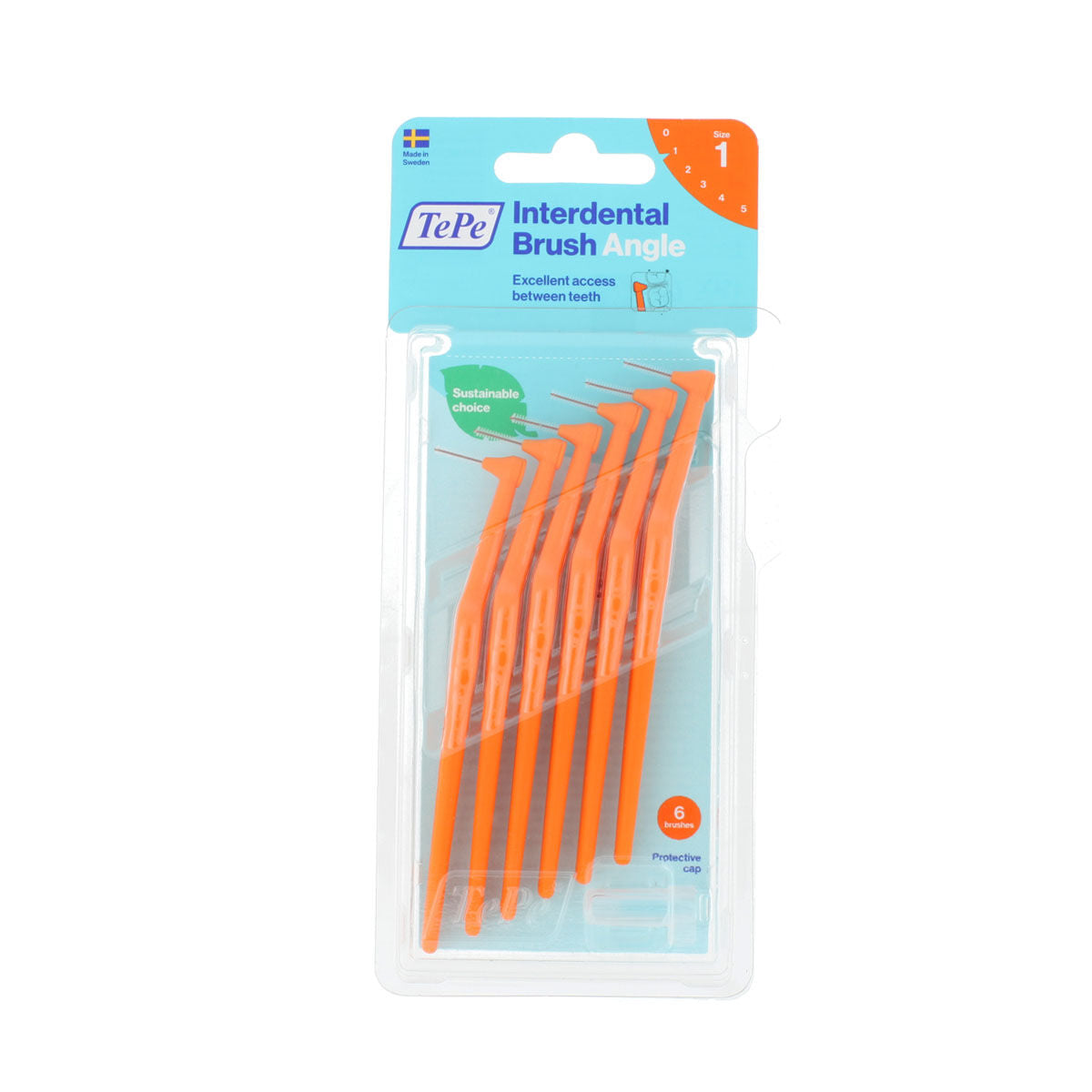 Interdental brushes Tepe Orange (6 Pieces) Tepe