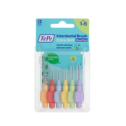 Interdental brushes Tepe Multicolour Supersoft (6 Pieces) Tepe