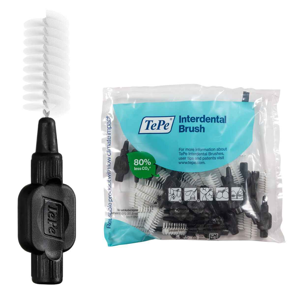 Interdental brushes Tepe Original Black 1,5 mm 25 Units Tepe