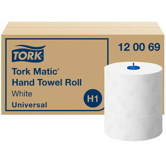 Hand-drying paper Tork Matic White 150 m Tork