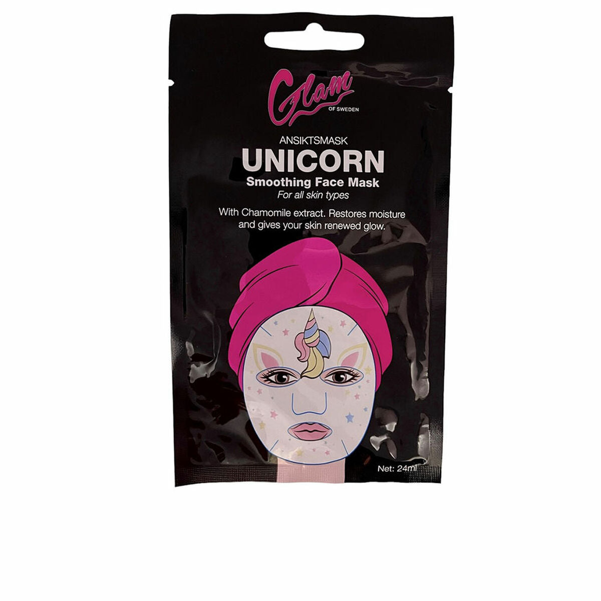 Facial Mask Glam Of Sweden Unicorn 24 ml