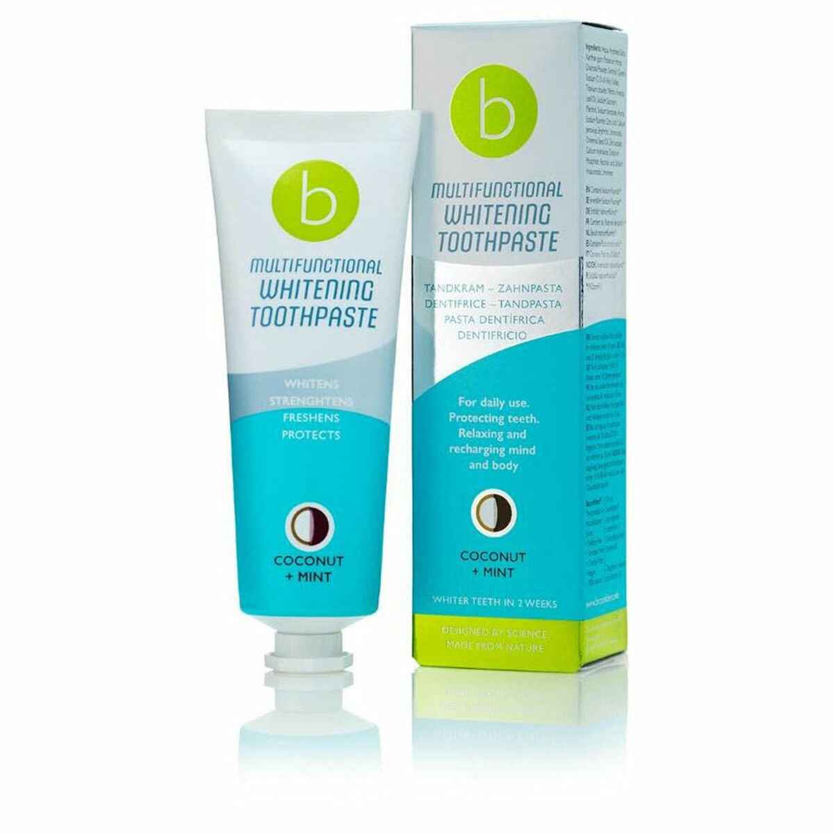 Whitening toothpaste Multifunctional Kokos Mint Beconfident (75 ml) Beconfident