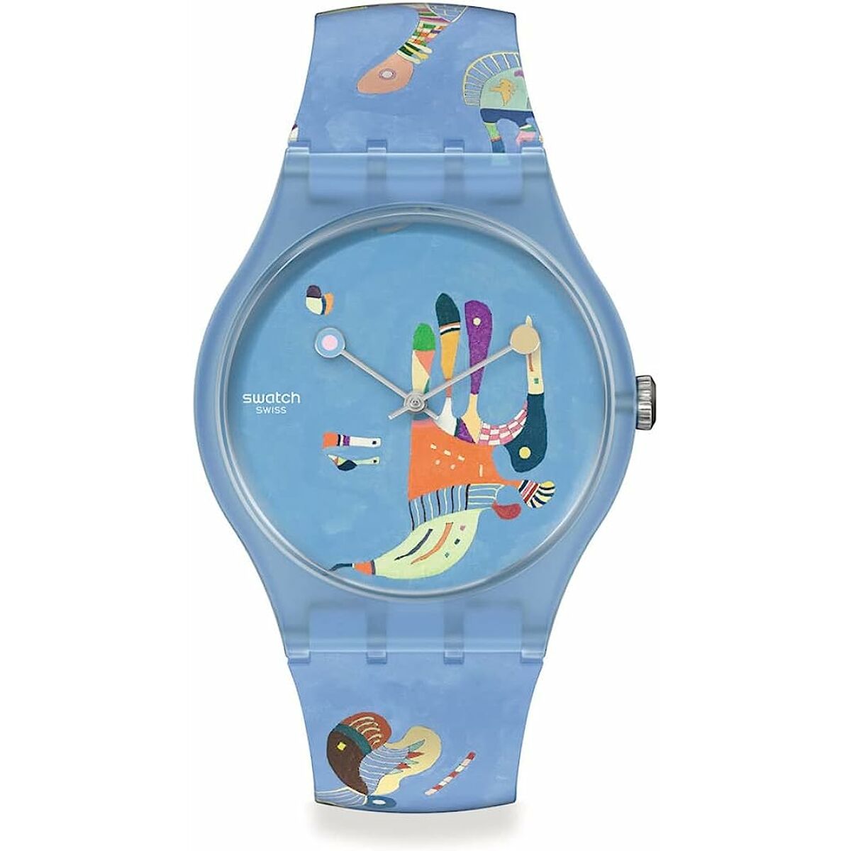 Men's Watch Swatch BLUE SKY, BY VASSILY KANDINSKY (Ø 41 mm) Swatch