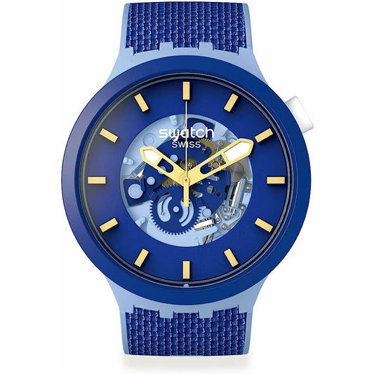 Men's Watch Swatch BOUNCING BLUE (Ø 47 mm) Swatch