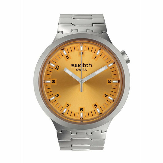 Unisex Watch Swatch SB07S103G Yellow Silver Swatch