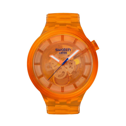 Men's Watch Swatch SB05O103 Orange (Ø 47 mm) Swatch