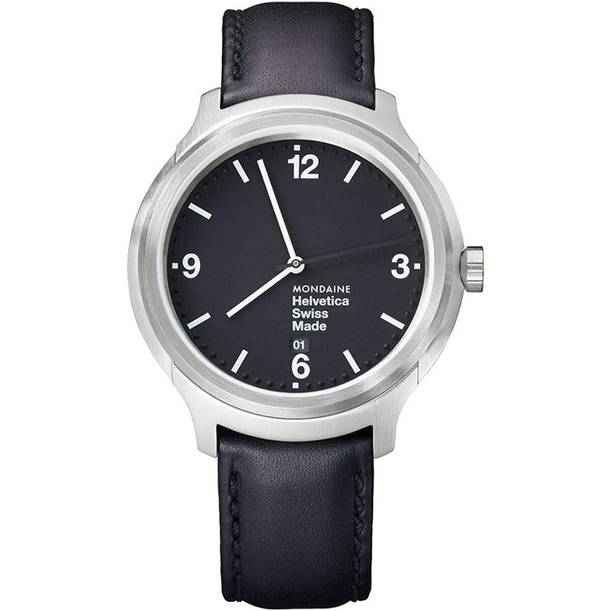 Men's Watch Mondaine HELVETICA No. 1 BOLD (Ø 43 mm) Mondaine