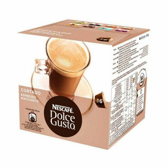 Case Nescafé Dolce Gusto 96350 Espresso Macchiato (16 uds) Nescafé Dolce Gusto