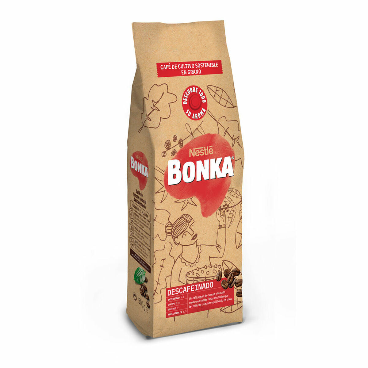 Coffee beans Bonka DESCAFEINADO 500g Bonka