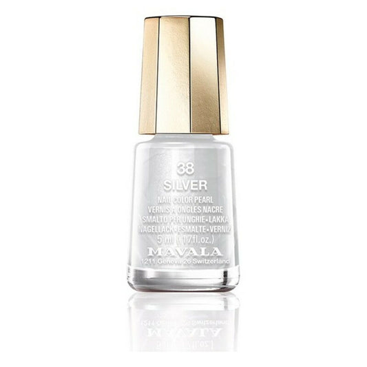 Esmalte de uñas Nail Color Cream Mavala 38-plata (5 ml)