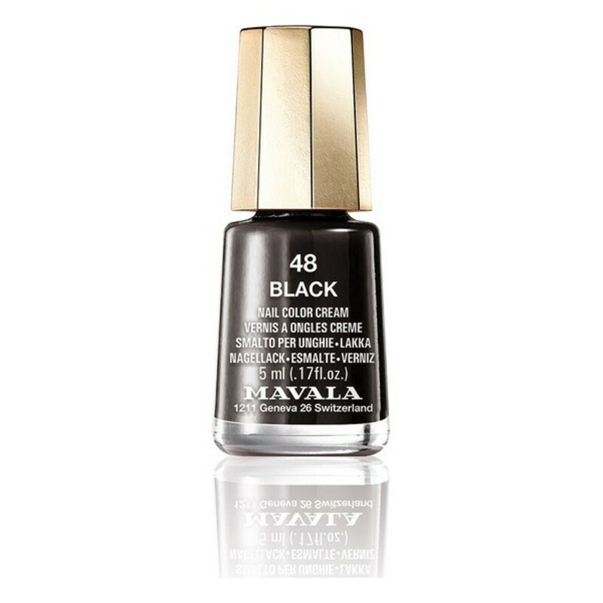 Nail polish Nail Color Cream Mavala 48-black (5 ml) Mavala