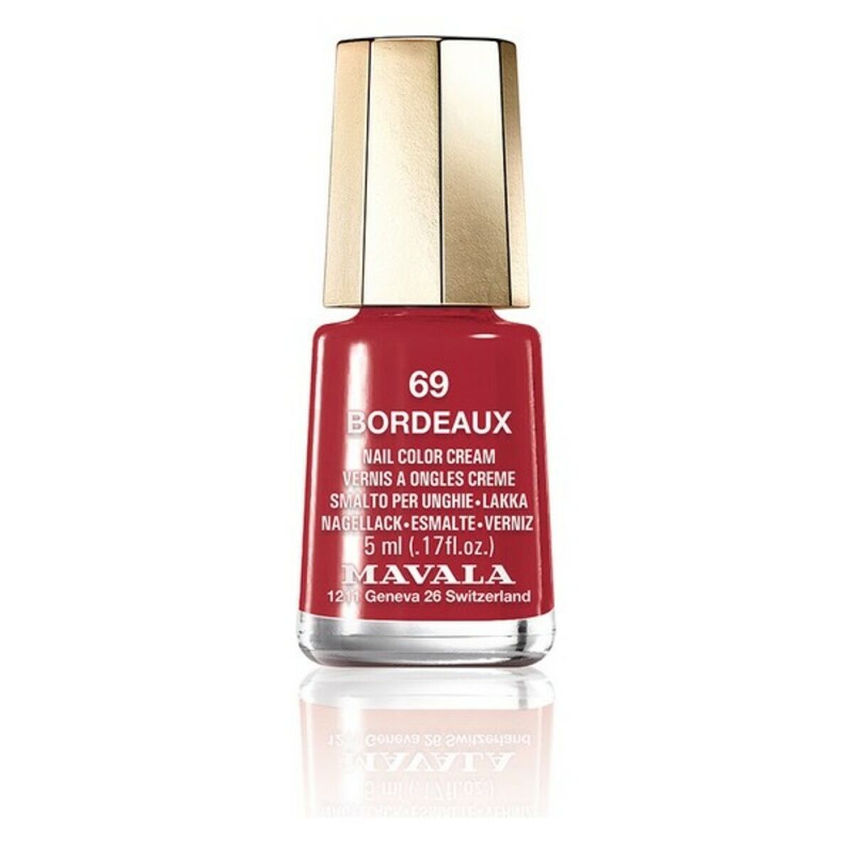 Nail polish Nail Color Cream Mavala 69-bordeaux (5 ml) Mavala