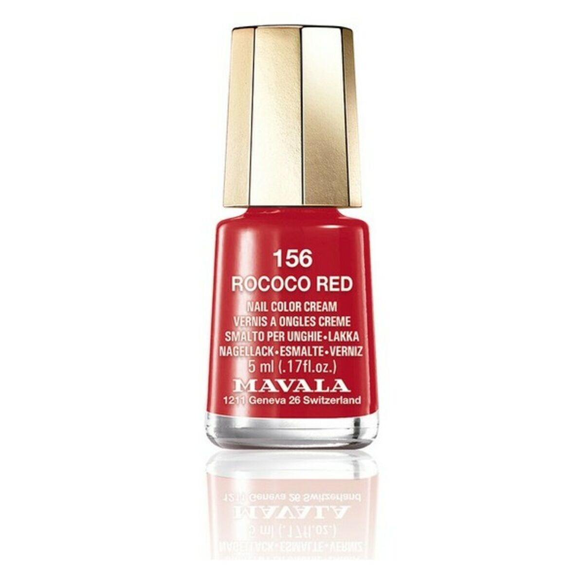 Nail polish Nail Color Cream Mavala 156-rococo red (5 ml) Mavala