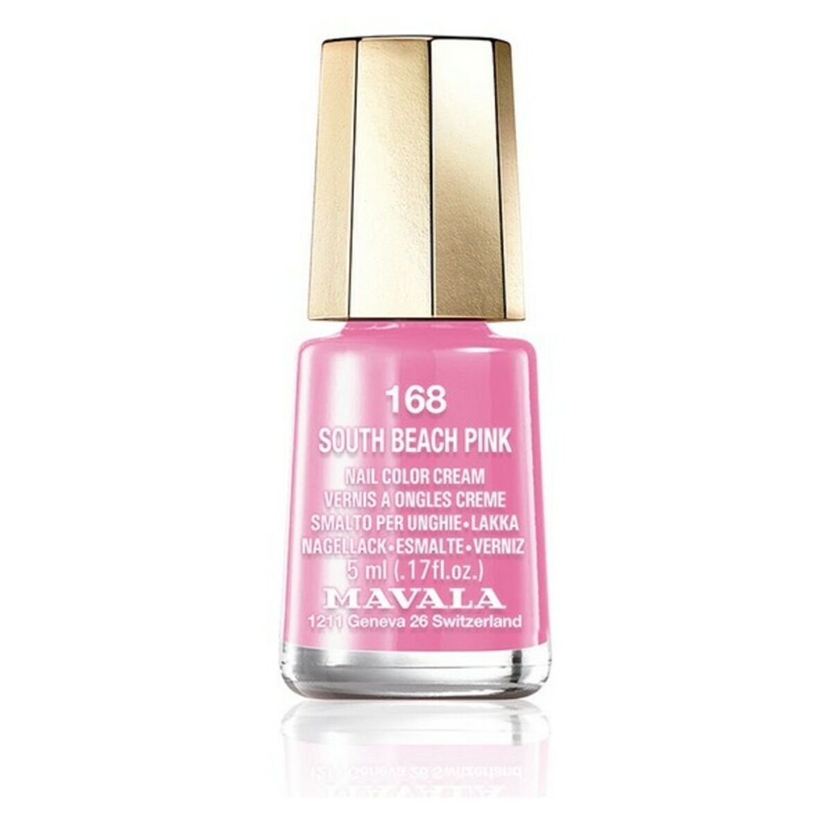 Nail polish Nail Color Cream Mavala 168-south beach pink (5 ml) Mavala