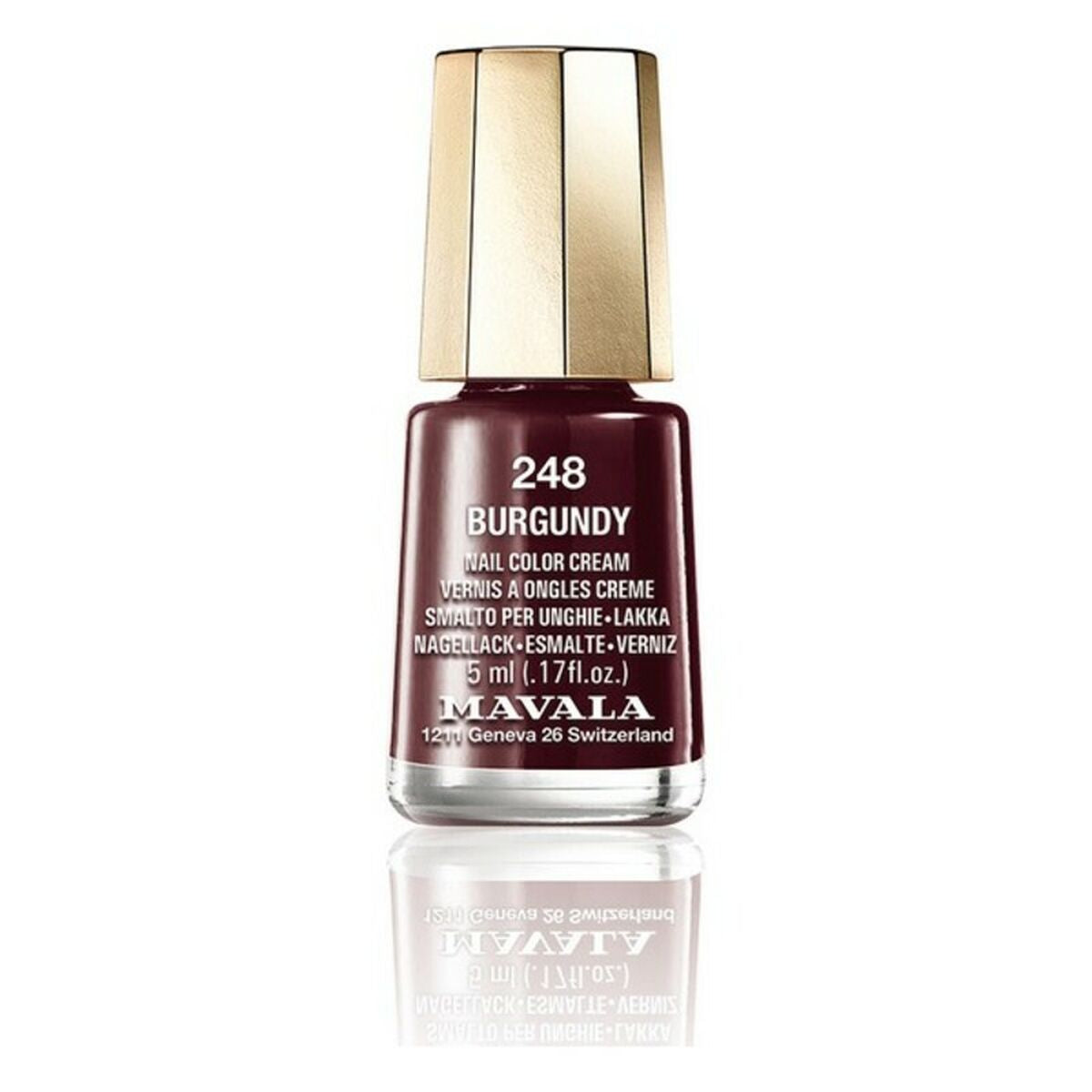 Nail polish Nail Color Cream Mavala 248-burgundy (5 ml) Mavala