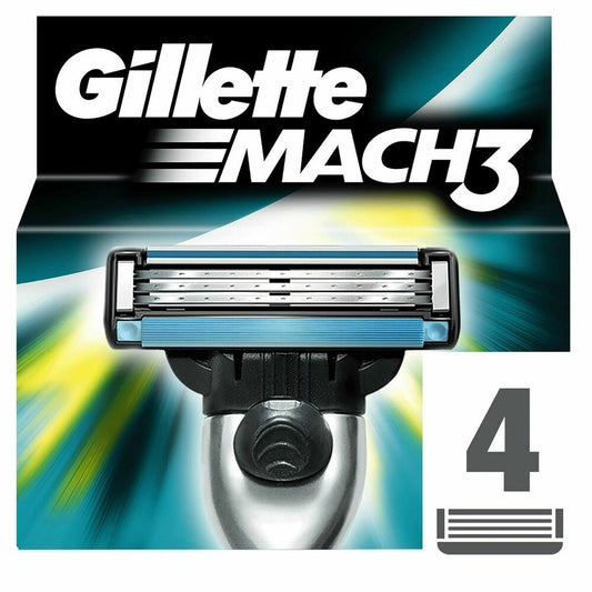 Shaving Razor Gillette Mach 3 (4 Units) Gillette