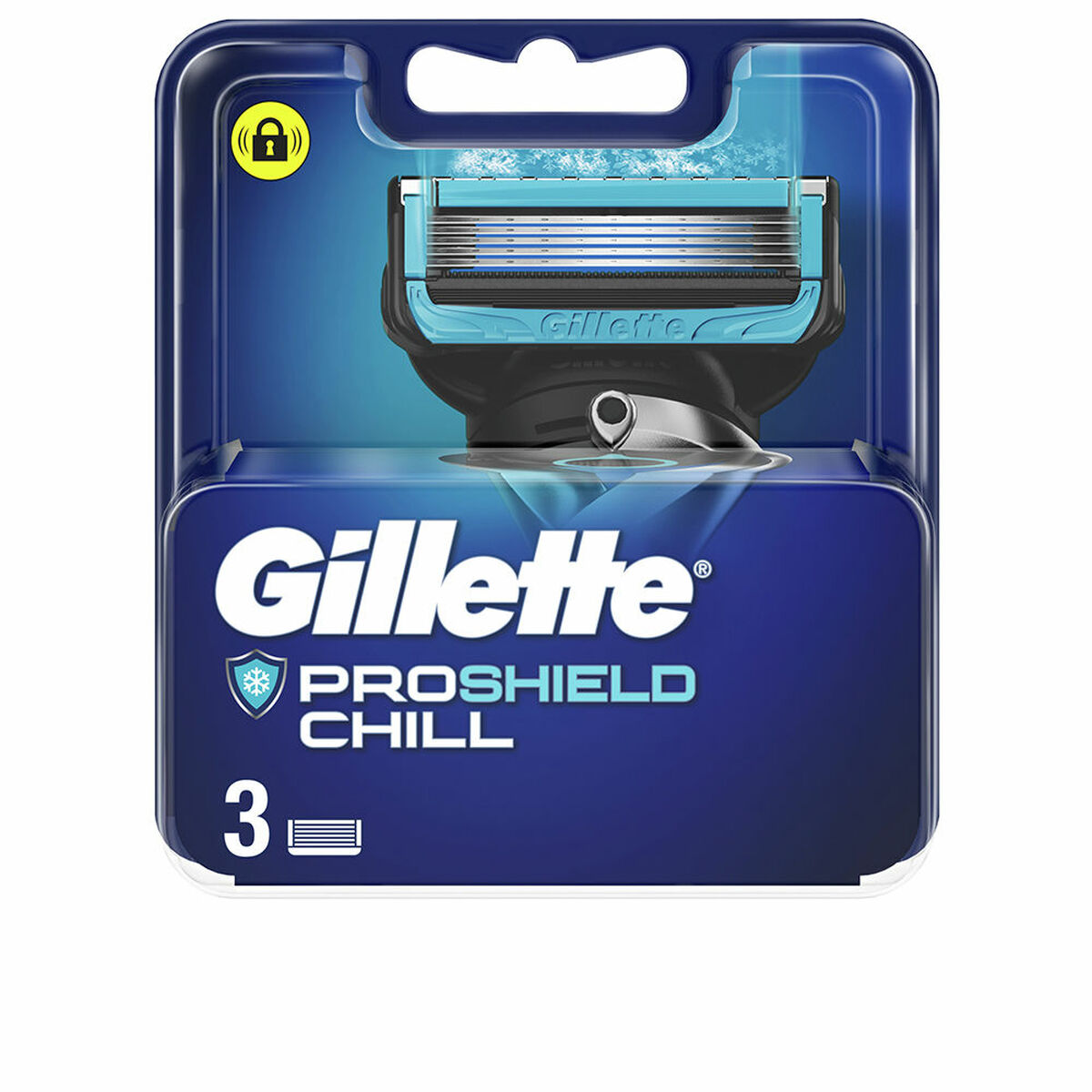 Replacement razorblade Gillette Fusion Proshield Chill 3 Pieces