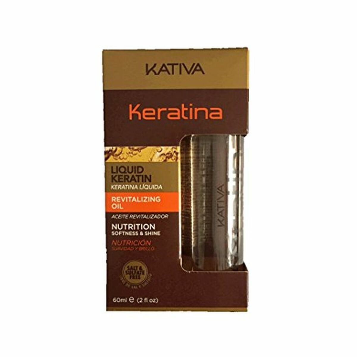 Spülung Keratin Liquid Kativa Keratina Líquida (60 ml)